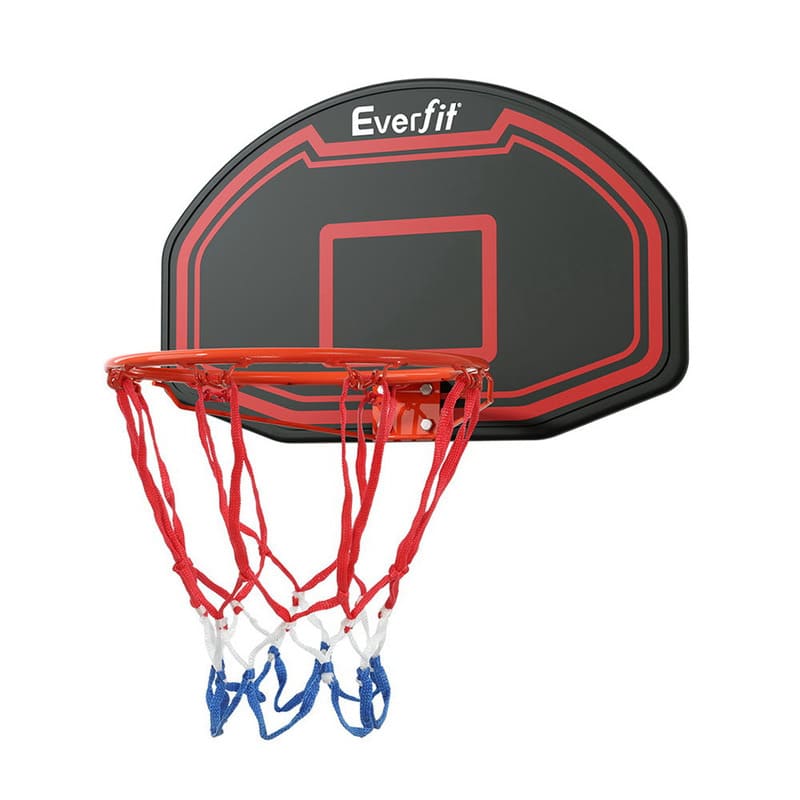 Everfit 38 Inch Wall Mounted Basketball Backboard with hoop Ring Net
