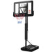 Everfit 44 inch Basketball Hoop Stand System right side view
