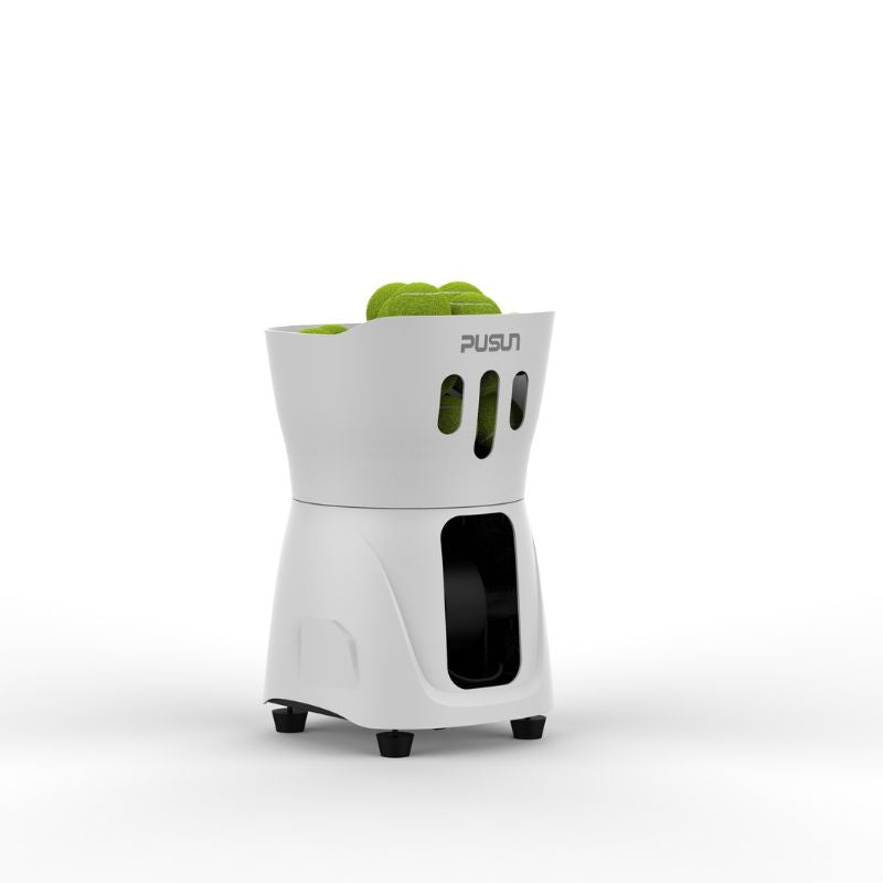 Left side corner view of pt mini pro white