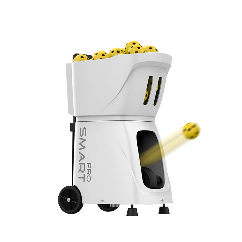 Pusun PP-Smart Pro Pickleball Machine In Black And White Color