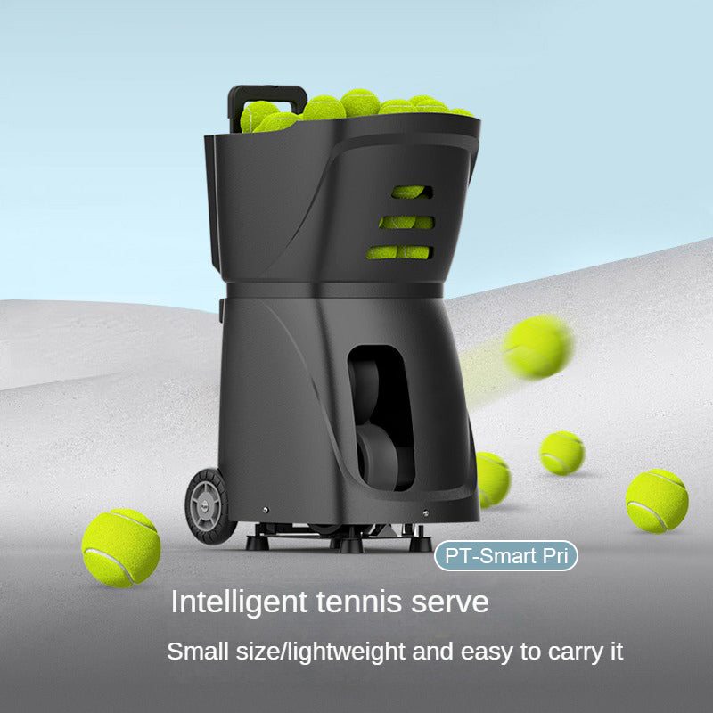 Pusun PT Smart Pri Tennis Ball Machine In Black & White Color