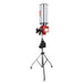 Siboasi B5 badminton machine in red full view