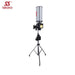 Siboasi B7 badminton feeder in black left side view