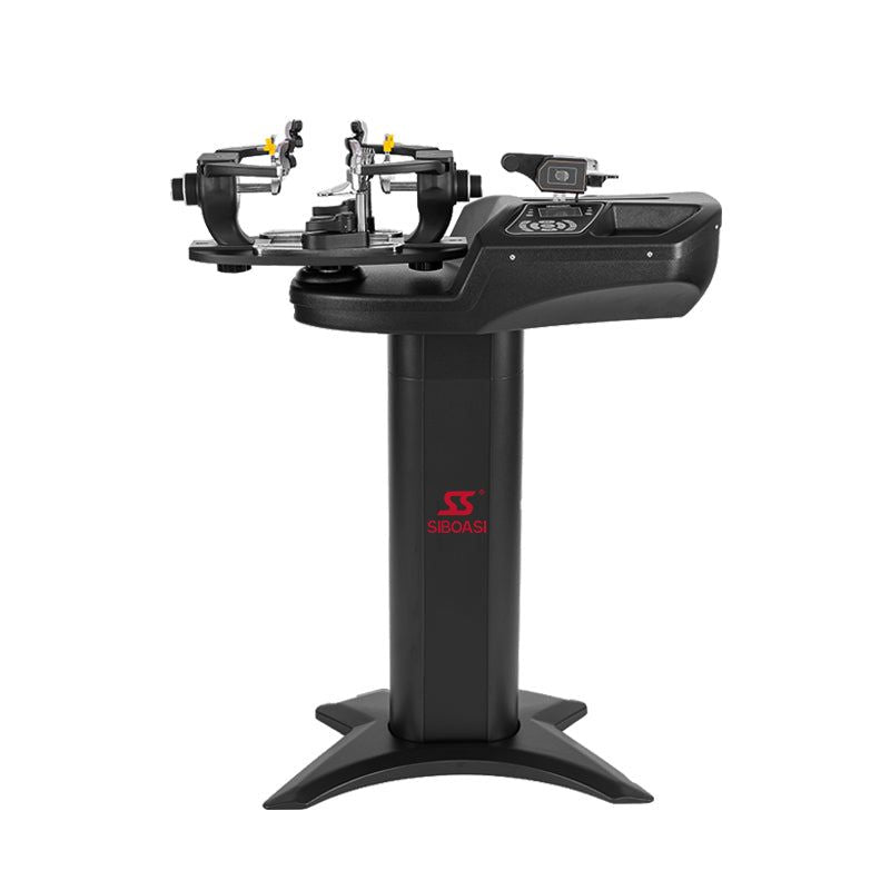 Siboasi S3169 stringing machine in black full size front view