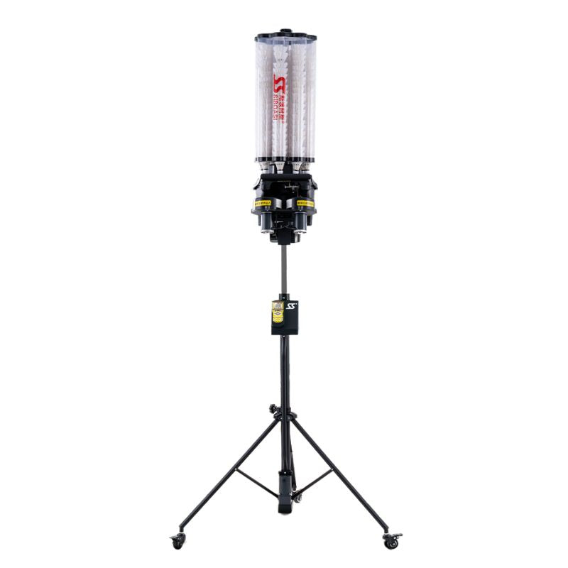 Siboasi S4025A Badminton Shooting Machine full view in white background