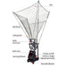 Siboasi ss k2101A basketball serving machines parts and components, buttons name pointed out