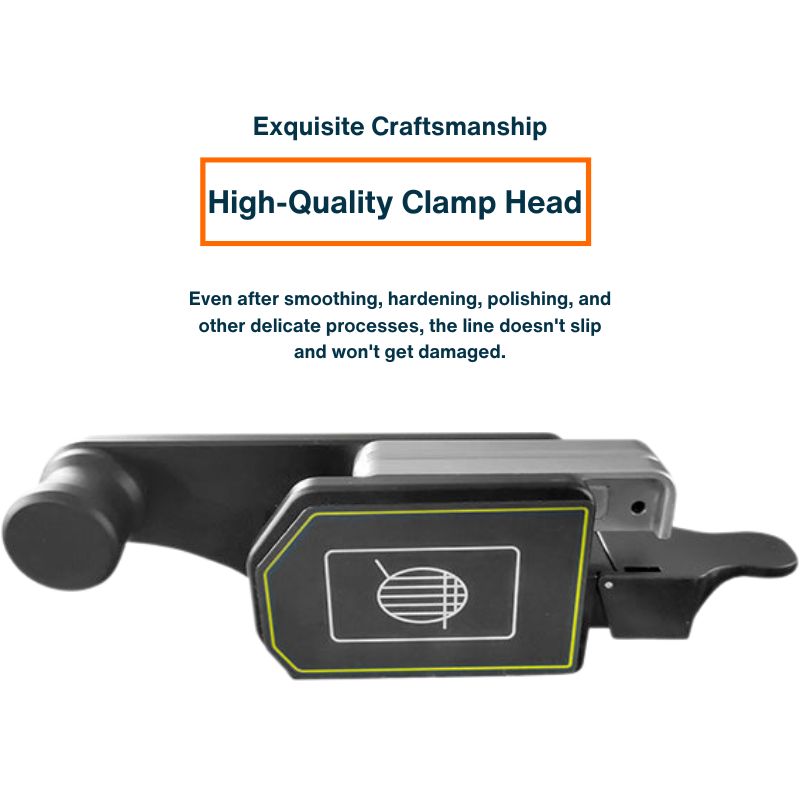 black color clamp holder of siboasi s3169 tennis stringing machine