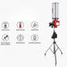 siboasi b5 badminton shooter with app features in the background