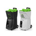 two pusun PP Smart pickleball launcher side by side in black and white color